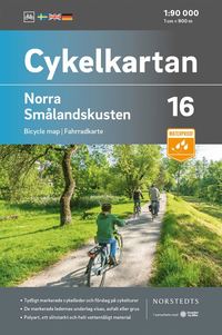 bokomslag Cykelkartan Blad 16 Norra Smålandskusten : Skala 1:90 000