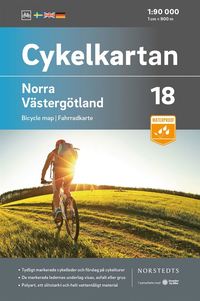 bokomslag Cykelkartan Blad 18 Norra Västergötland : Skala 1:90 000
