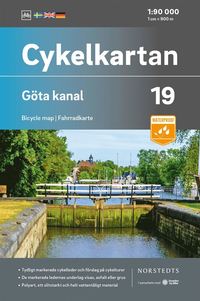 bokomslag Cykelkartan Blad 19 Göta kanal : Skala 1:90 000