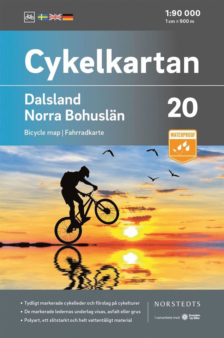 Cykelkartan Blad 20 Dalsland/Norra Bohuslän : Skala 1:90 000, Övrigt