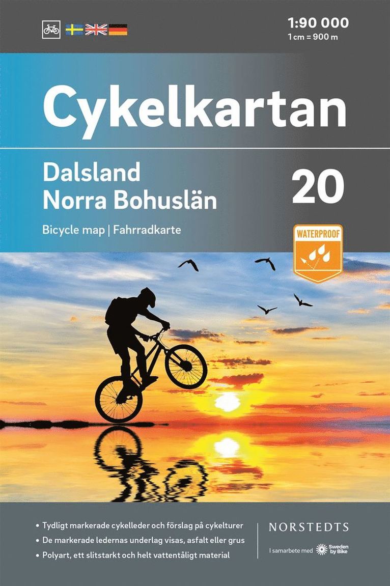 Cykelkartan Blad 20 Dalsland/Norra Bohuslän : Skala 1:90 000 1