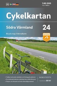 bokomslag Cykelkartan Blad 24 Södra Värmland : Skala 1:90 000