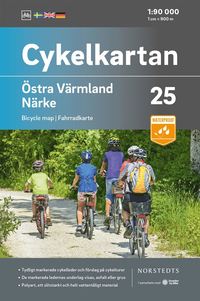 bokomslag Cykelkartan Blad 25 Östra Värmland/Närke : Skala 1:90 000