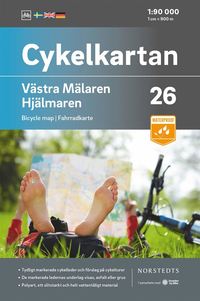 bokomslag Cykelkartan Blad 26 Västra Mälaren/Hjälmaren : Skala 1:90 000