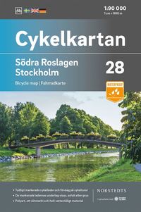 bokomslag Cykelkartan Blad 28 Södra Roslagen/Stockholm : Skala 1:90 000