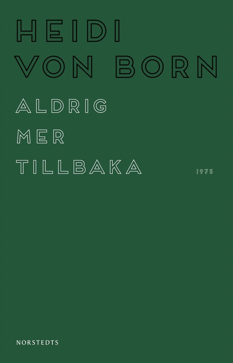 Heidi von Born - Aldrig mer tillbaka, Häftad