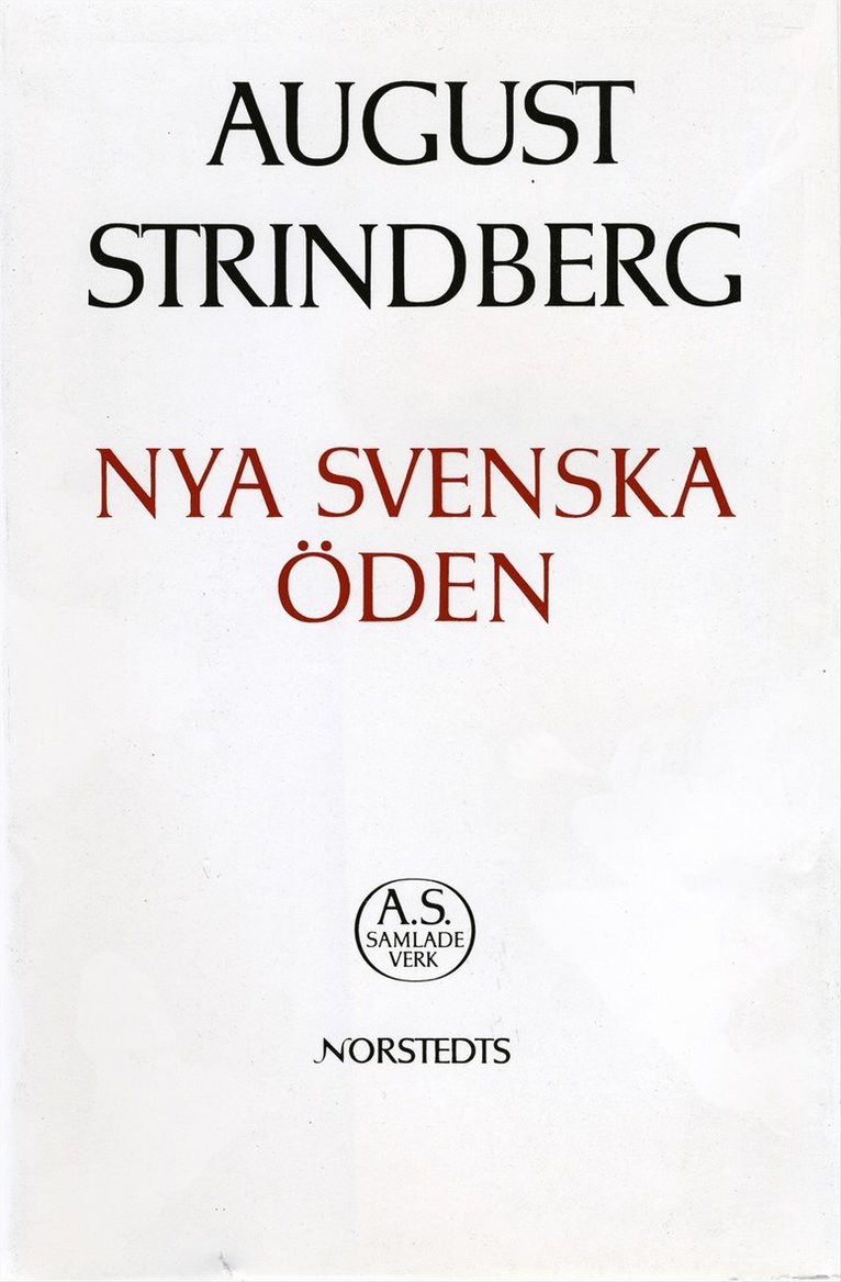 August Strindberg - Nya svenska öden : Nationalupplaga. 56, Nya svenska öden, Inbunden