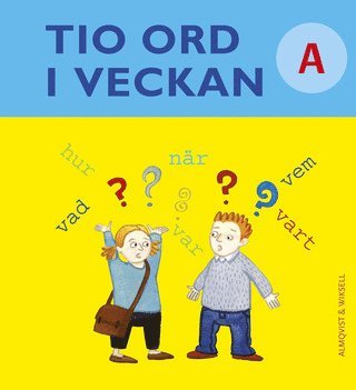 Tio ord i veckan A, Häftad
