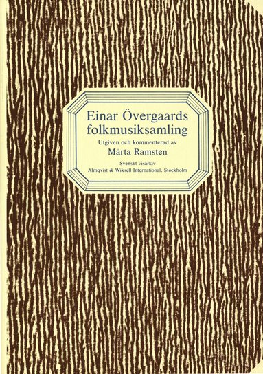bokomslag Einar Övergaards folkmusiksamling