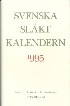 bokomslag Svenska Släktkalendern 1995