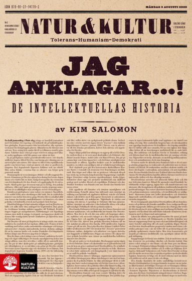 Kim Salomon - Jag anklagar : de intellektuellas historia, Häftad