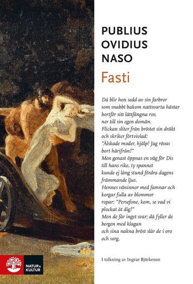 Ovidius, Pablius Ovidius Naso - Fasti, Inbunden