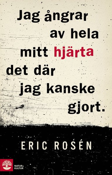 Eric Rosén - Jag ångrar av hela mitt hjärta det där jag kanske gjort, Inbunden