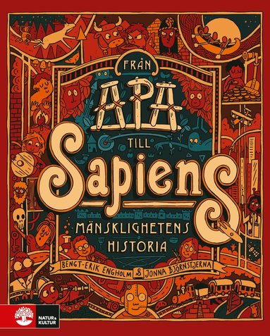 bokomslag Från apa till sapiens : mänsklighetens historia