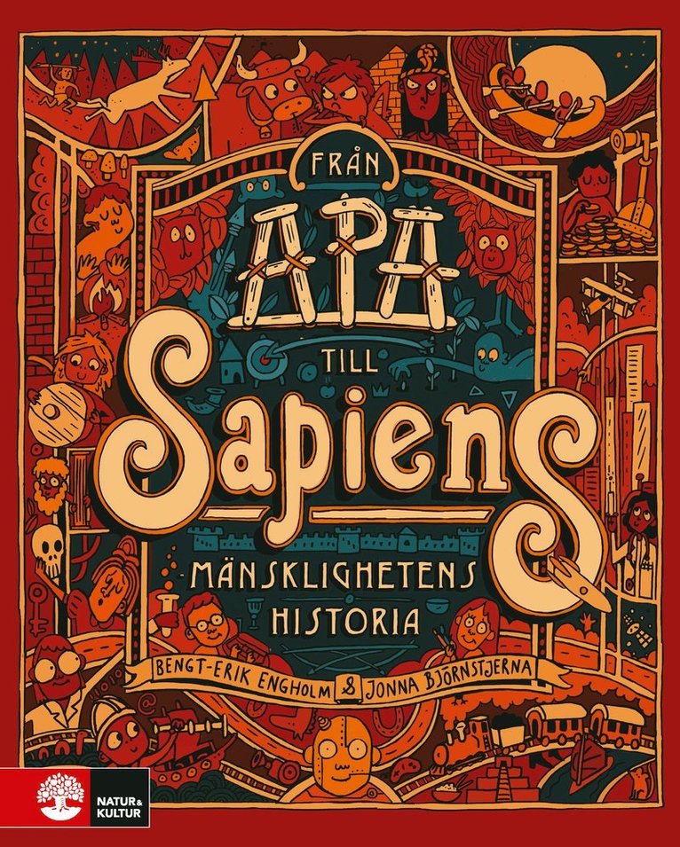 Bengt-Erik Engholm - Från apa till sapiens : mänsklighetens historia, Inbunden