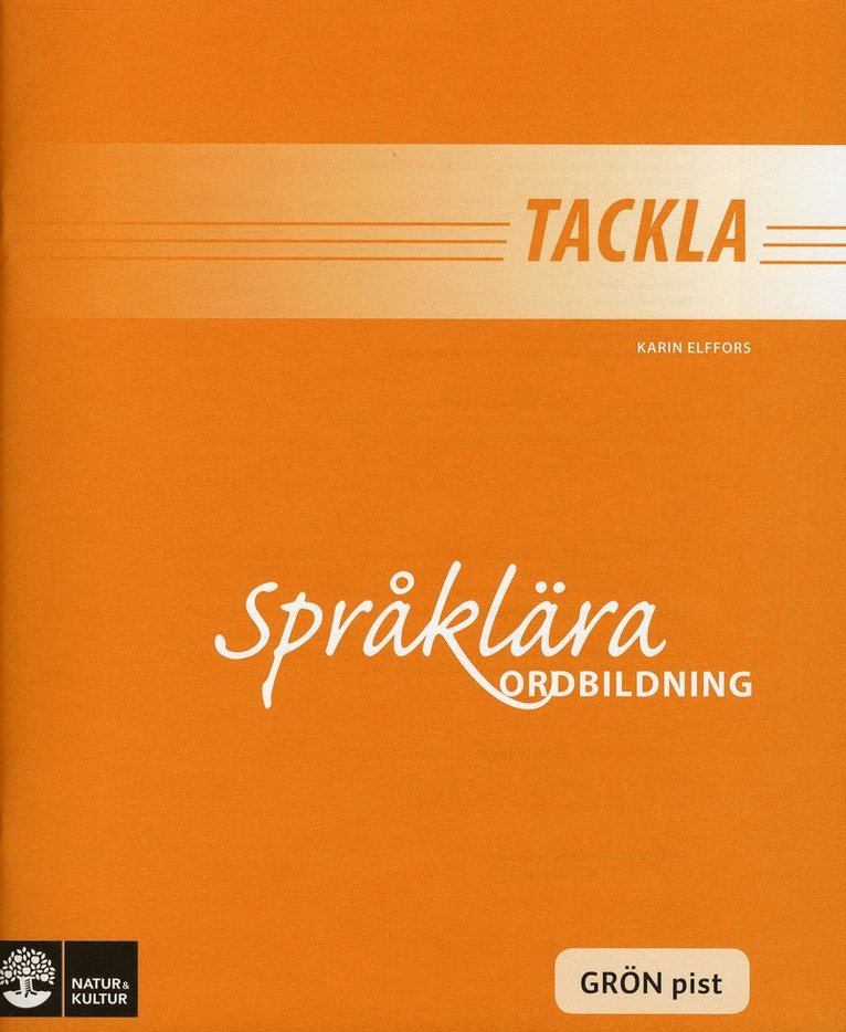 Tackla Språklära Ordbildning Grön pist (1 pack)