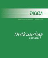 Tackla Ordkunskap Korsord Grön pist
