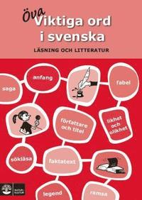 bokomslag Viktiga ord i svenska : läsning och litteratur