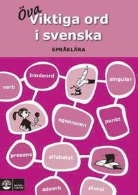bokomslag Viktiga ord i svenska : språklära