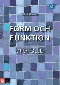 bokomslag Mål Form och funktion Ordföljd, andra upplagan