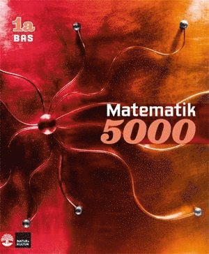 bokomslag Matematik 5000 Kurs 1a Röd Lärobok Bas