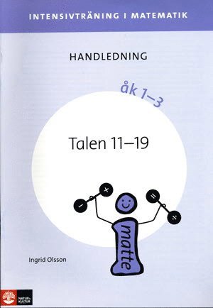 bokomslag Intensivträning ma åk 1-3 Talen 11-19 Lhl