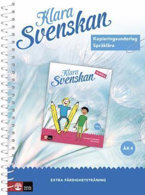 Klara svenskan åk 4 Kopieringsunderlag Språklära, Häftad