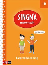 bokomslag Singma matematik 1B Lärarhandledning med lärarwebb