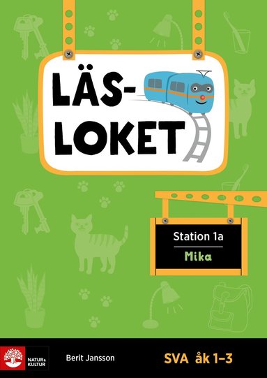 bokomslag Läsloket åk 1-3 Station 1a Mika