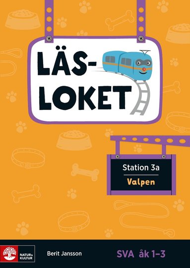 Berit Jansson - Läsloket åk 1-3 Station 3a Valpen, Häftad
