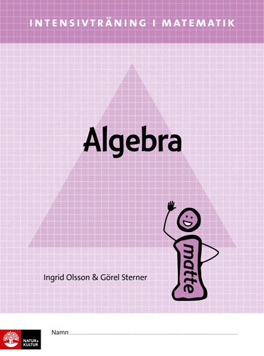 bokomslag Intensivträning ma åk 4-6 Algebra Elevhäfte