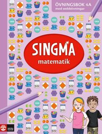 bokomslag Singma matematik 4A Övningsbok med elevwebb