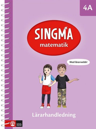 bokomslag Singma matematik 4A Lärarhandledning med lärarwebb 12 mån