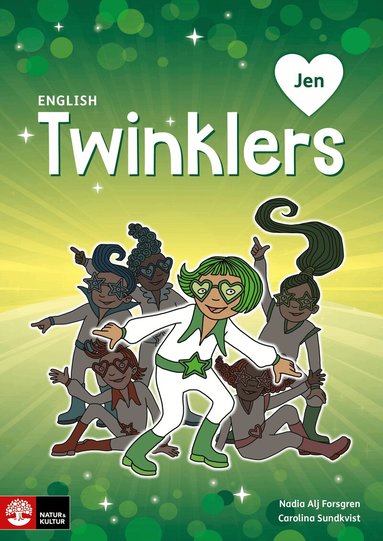 Nadia Alj Forsgren, Carolina Sundkvist - English Twinklers green Jen, Häftad