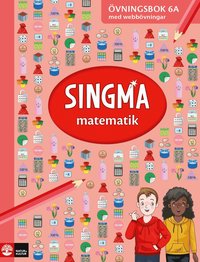 bokomslag Singma matematik 6A Övningsbok med elevwebb