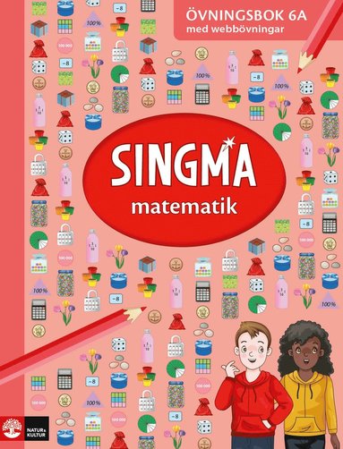 bokomslag Singma matematik 6A Övningsbok med elevwebb