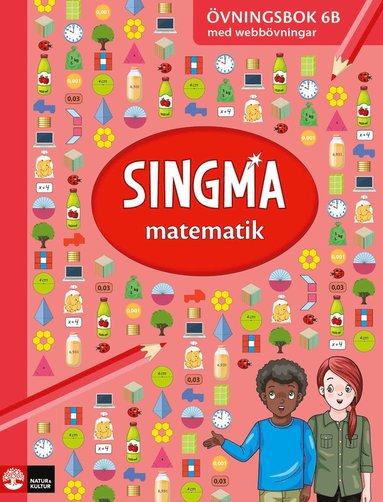 bokomslag Singma matematik 6B Övningsbok med elevwebb