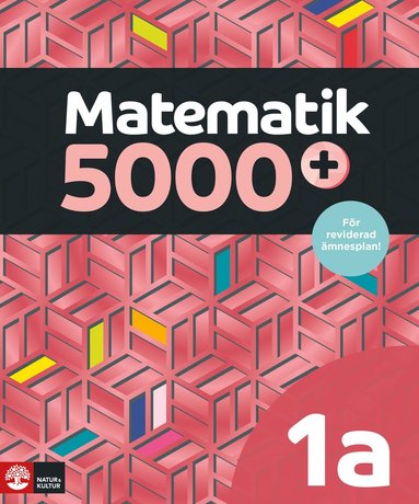 bokomslag Matematik 5000+ Kurs 1a Röd Lärobok Upplaga 2021