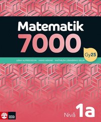 bokomslag Matematik 7000 nivå 1a Röd