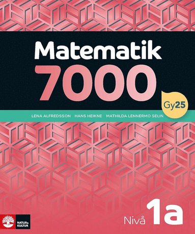 bokomslag Matematik 7000 nivå 1a Röd