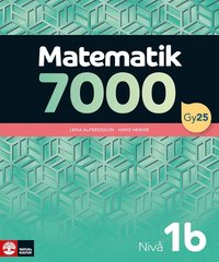 bokomslag Matematik 7000 nivå 1b