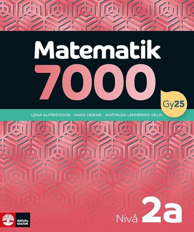 bokomslag Matematik 7000 nivå 2a