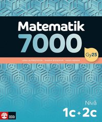 bokomslag Matematik 7000 nivå 1c+2c