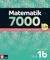 bokomslag Matematik 7000 fortsättning nivå 1b