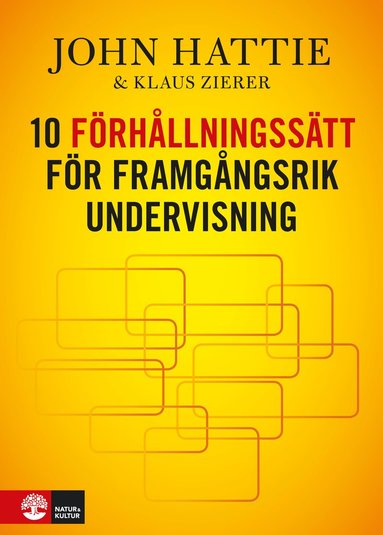 bokomslag 10 förhållningssätt för framgångsrik undervisning