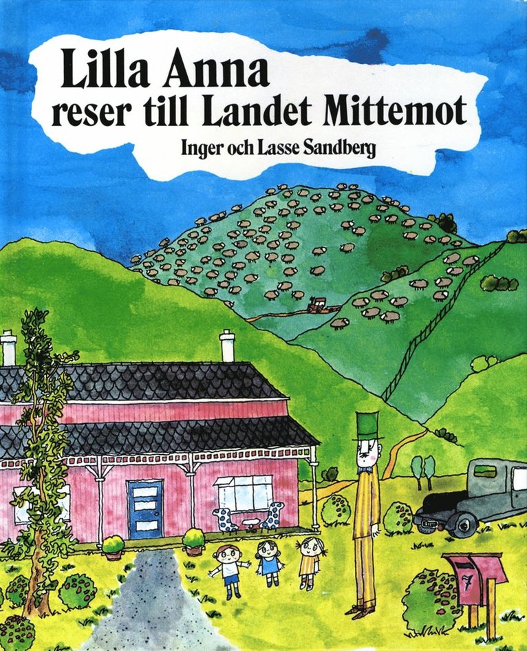 Inger Sandberg - Lilla Anna reser till Landet Mittemot, Kartonnage