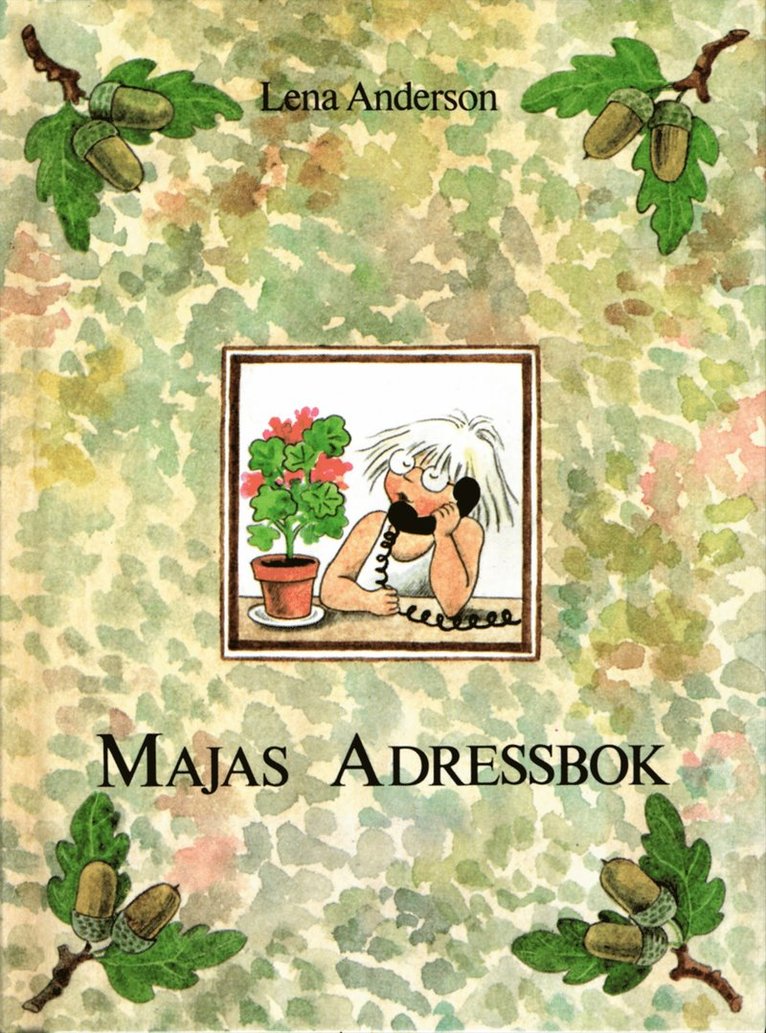 Lena Anderson - Majas adressbok, Kartonnage