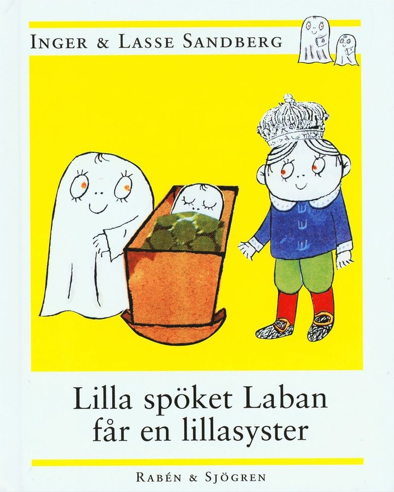 Inger Sandberg - Lilla spöket Laban får en lillasyster, Kartonnage