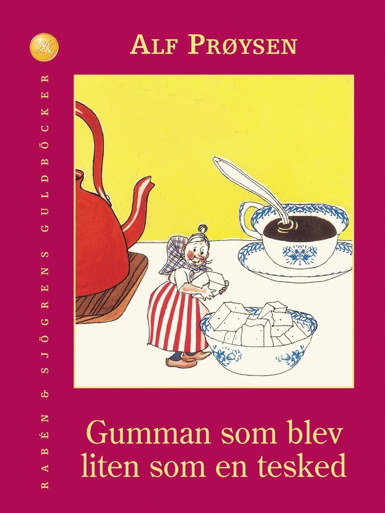 Alf Prøysen - Gumman som blev liten som en tesked, Kartonnage