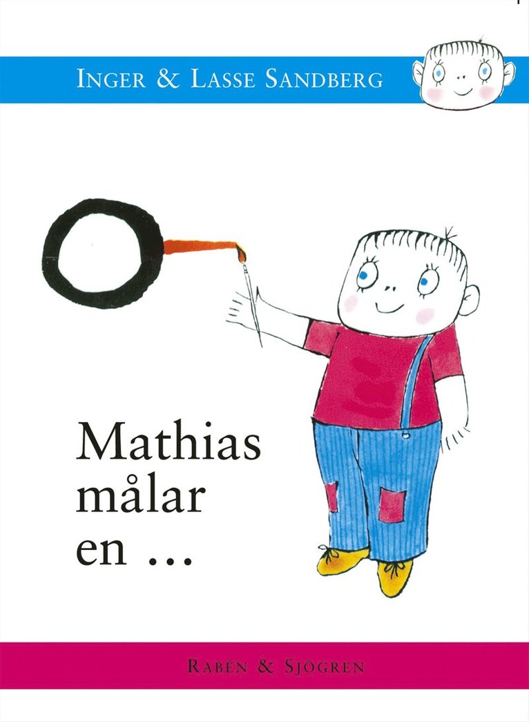 Inger Sandberg, Lasse Sandberg - Mathias målar en..., Kartonnage